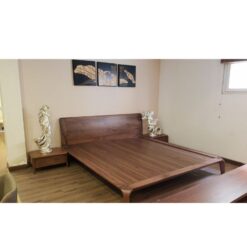 Giường ngủ gỗ tự nhiên